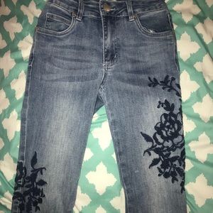 Embroidered Jeans